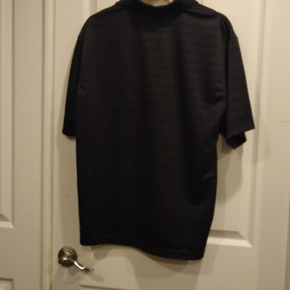 Adidas Men's Black Athletic Polo Shirt size Large - Picture 6 of 6